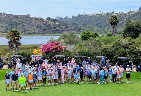 Image of golfers on a Member Trip