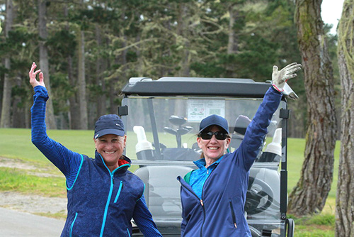 female golfers