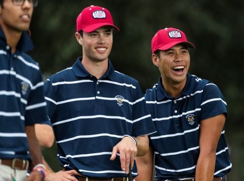 Cole Hammer and Isaiah Salinda 2019 Walker Cup--USGA