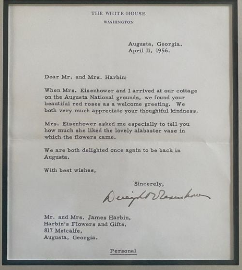 Eisenhower Letter A