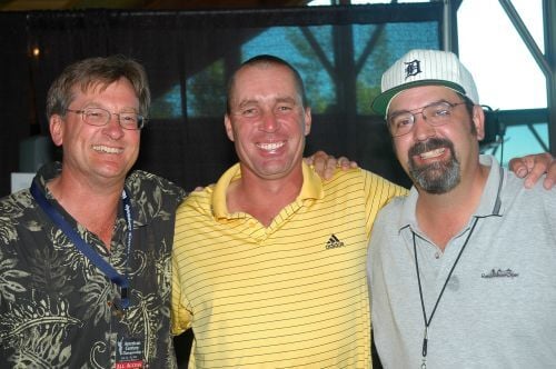 From L-R Phil Weidinger, Ivan Lendl and Scott Sonner