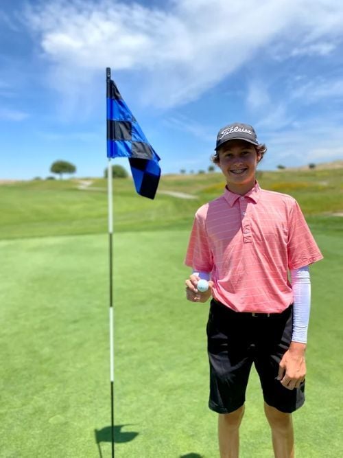 Fynaut had a hole-out eagle on the Junior Tour of Northern California in 2023