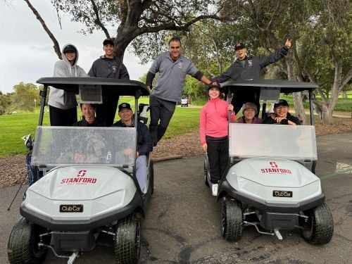 The team at an event at Stanford GC